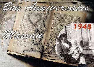 juste aprs ma naissance avec ma Maman en 1948