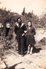 Avec son frre LOUIS  Toulon - Annes 1940-45