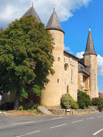 glise prs de l'ancien chteau