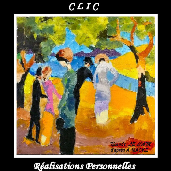 Cliquez sur la photo - Huile au couteau sur Toile